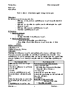 Giáo án nghề Công nghệ Lớp 9 - Phần: Trồng cây ăn quả - Chương trình cả năm (Bản chuẩn kiến thức)