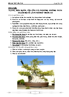 Giáo án nghề Làm vườn - Bài 1-6 - Nguyễn Quốc Việt