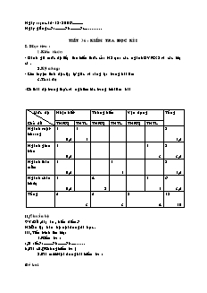 Bài kiểm tra Học kì 1 Sinh học Lớp 7 (Có đáp án)