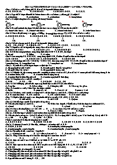 Bài tập Hóa học Lớp 11 - Chương: Dẫn xuất Halogen, Ancol, Phenol