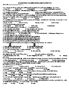 Bài tập trắc nghiệm Hóa học Lớp 11 - Hiđrocacbon không no-1