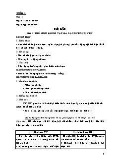 Giáo án điện tử Sinh học 7 - Chương trình cả năm (Bản đẹp)