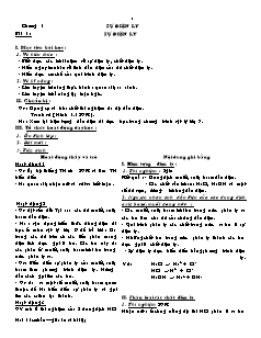 Giáo án Hóa học Lớp 11 - Bài 1-15