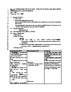 Giáo án Hóa học Lớp 11 - Bài 12: Sự biến đổi tính kim loại, tính phi kim của các nguyên tố hoá học. Định luật tuần hoàn