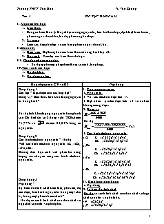 Giáo án Hóa học Lớp 11 - Chương trình học kì 1 - Trường THPT Tân Dân