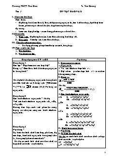 Giáo án Hóa học Lớp 11 - Chương trình học kì 1 - Vũ Văn Cường