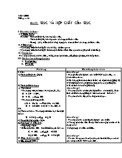 Giáo án Hóa học Lớp 11 nâng cao - Bài 25: Silic và hợp chất của Silic