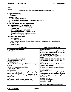 Giáo án Hóa học Lớp 11 nâng cao - Bài 26: Phân loại và gọi tên hợp chất hữu cơ - Lưu Ngọc Hân