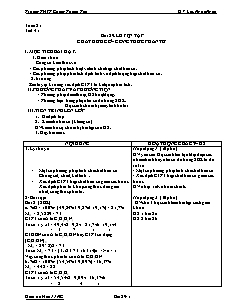 Giáo án Hóa học Lớp 11 nâng cao - Bài 29: Luyện tập chất hữu cơ. Công thức phân tử - Lưu Ngọc Hân