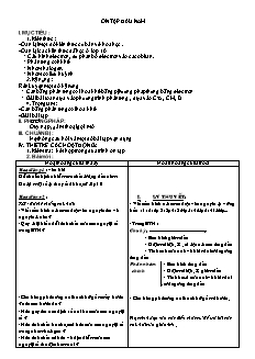 Giáo án Hóa học Lớp 11 nâng cao - Tiết 1-17