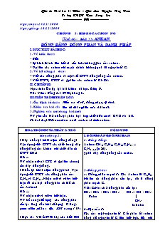 Giáo án Hóa học Lớp 11 nâng cao - Tiết 46-52 - Nguyễn Huy Đoàn