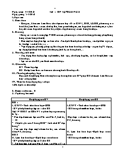 Giáo án Hóa học Lớp 11 - Tiết 1-69