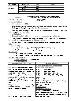 Giáo án Hóa học Lớp 11 - Tiết 42, Bài 29: Anken