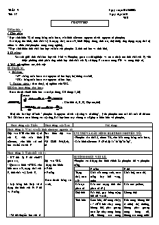 Giáo án môn Hóa học Lớp 11 - Tiết 17: Photpho