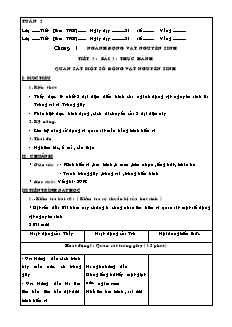 Giáo án Sinh học Lớp 7 - Bài 3-33