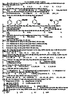 Ôn tập Hóa học Khối 11 - Chương 7+8: Dẫn xuất Halogen. Ancol. Phenol