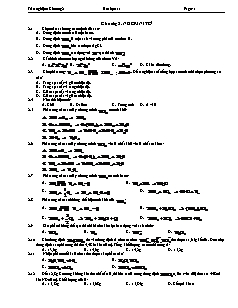 Trắc nghiệm Hóa học Lớp 11 - Chương 2: Nhóm Nitơ