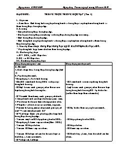 Giáo án Đạo đức Lớp 4 - Tiết 1, Bài 1: Trung thực trong học tập - Năm học 2019-2020