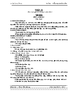 Giáo án Lớp 4 - Tuần 20 - Năm học 2012-2013 - Phan Văn Hùng