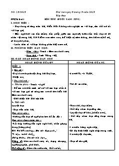 Giáo án Lớp 4 - Tuần 4 - Năm học 2019-2020 - Nguyễn Thị Thanh Hiền