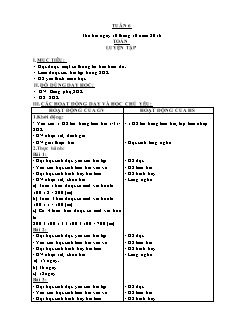 Giáo án Toán Lớp 4 - Tuần 6 - Năm học 2016-2017