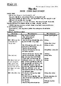 Giáo án Tổng hợp Lớp 5 - Tuần 19 - Năm học 2014-2015