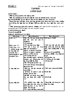 Giáo án Tổng hợp Lớp 5 - Tuần 3 - Năm học 2019-2020