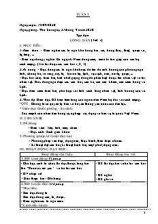 Giáo án Tổng hợp Lớp 5 - Tuần 3 - Năm học 2020-2021