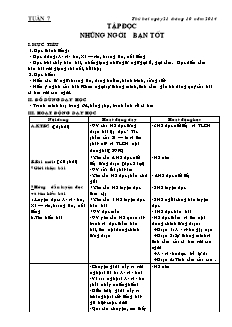 Giáo án Tổng hợp Lớp 5 - Tuần 7 - Năm học 2014-2015