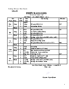 Giáo án Tổng hợp Lớp 5B - Tuần 10 - Năm học 2018-2019 - Nguyễn Ngọc Quyến