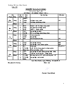 Giáo án Tổng hợp Lớp 5B - Tuần 8 - Năm học 2018-2019 - Nguyễn Ngọc Quyến