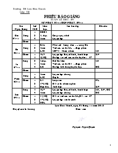 Giáo án Tổng hợp Lớp 5B - Tuần 9 - Năm học 2018-2019 - Nguyễn Ngọc Quyến