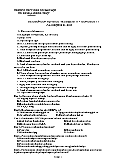 Đề cương ôn tập học kì II môn GDCD Lớp 11 - Năm học 2018-2019 - Trường THPT Chuyên Bảo Lộc