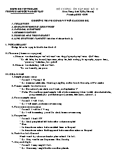 Đề cương ôn tập học kì II môn Tiếng Anh Lớp 8 (Hệ 10 năm) - Năm học 2018-2019 - Trường THCS Lăng Cô