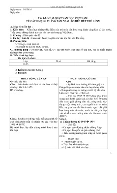 Giáo án Ngữ Văn Lớp 12 - Chương trình cả năm - Năm học 2016-2017