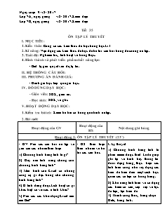Giáo án Tin học Lớp 7 - Tiết 35: Ôn tập lý thuyết - Năm học 2017-2018