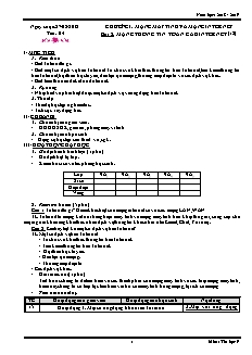 Giáo án Tin học Lớp 9 - Tiết 4, Bài 2: Mạng thông tin toàn cầu Internet (T2) - Năm học 2018-2019 - Nguyễn Ngọc Hưng