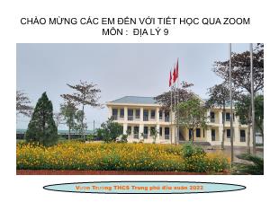 Bài giảng Địa lý 9 - Bài 35: Vùng đồng bằng sông Cửu Long