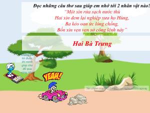Bài giảng Lịch sử 6 - Bài 15: Các cuộc khởi nghĩa tiêu biểu giành độc lập, tự chủ (từ đầu Công nguyên đến trước thế kỉ X)