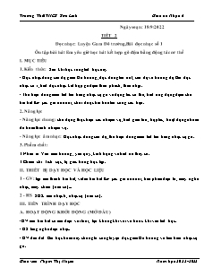 Giáo án Âm nhạc 6 - Tiết 2 - Năm học 2022-2023 - Phạm Thị Huyền (Cánh diều)