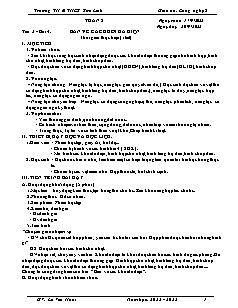 Giáo án Công nghệ 8 - Tuần 2, Tiết 3, Bài 4: Bản vẽ các khối đa diện - Năm học 2022-2023 - Lê Viết Hoài