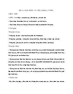 Giáo án Đại số 7 - Bài 4: Làm tròn và ước lượng (3 tiết) - Năm học 2022-2023 - Phan Thị Thanh (Cánh diều)