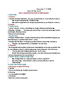 Giáo án Địa lí 7 - Tuần 10, Bài 6: Đặc điểm dân cư xã hội châu Á - Năm học 2022-2023 - Lê Hương Ly (Cánh diều)