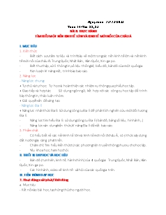 Giáo án Địa lí 7 - Tuần 14, Bài 8: Thực hành Tìm hiểu một nền kinh tế lớn và kinh tế mới nổi của châu Á - Năm học 2022-2023 - Lê Hương Ly (Kết nối tri thức)