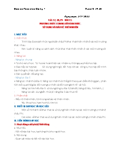 Giáo án Địa lí 7 - Tuần 18-20, Bài 11: Phương thức con người khai thác, sử dụng và bảo vệ thiên nhiên - Năm học 2022-2023 - Lê Hương Ly (Kết nối tri thức)