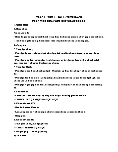 Giáo án Địa lí 8 - Tuần 4, Bài 4: Thực hành Phân tích hoàn lưu gió mùa ở châu Á - Năm học 2022-2023 - Lê Hương Ly