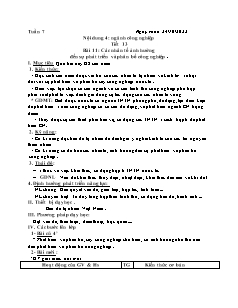 Giáo án Địa lí 9 - Tuần 7, Bài 11+12 - Năm học 2022-2023 - Lê Hương Ly