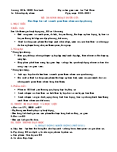 Giáo án HĐTN Hướng nghiệp 7 - Tuần 20, Tiết 20: Giới thiệu bài viết về cảnh quan thiên nhiên của địa phương - Năm học 2022-2023 - Lê Viết Hoài