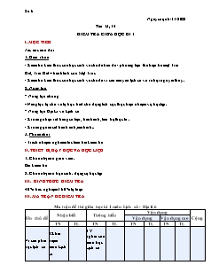 Giáo án Lịch sử 6 - Tuần 9, Kiểm tra giữa học kì 1 + Bài 6 - Năm học 2022-2023 - Trần Thị Thanh Minh (Cánh diều)