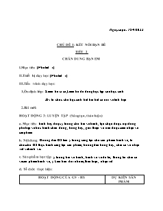 Giáo án Mĩ thuật 6 - Chủ đề 1, Tiết 2: Chân dung bạn em - Năm học 2022-2023 - Phạm Thị Huyền (Cánh diều)